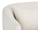Effie Linen Lounge Chair Walsh Swivel by Matho Sun, view 7