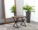 Vintage Cognac Leather Stool Elon by Matho Sun, view 3