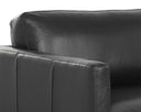 Cortina Black Leather Sofa Rogers by Matho Sun, view 6