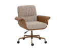 Holden Dusty Greige / Milliken Cognac Office Chair Lomax by Matho Sun