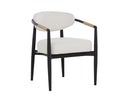 Black Louis Cream Dining Armchair Marita by Matho Sun