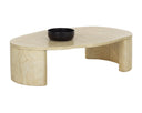 Travertine Look Natural Coffee Table Savinah by Matho Sun