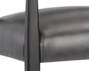 Brentwood Charcoal Leather Counter Stool Keagan by Matho Sun, view 5