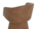 Copley Cognac Dining Armchair Etta Swivel by Matho Sun, view 5