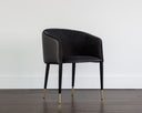 Abbington Black / Napa Black Dining Armchair Asher by Matho Sun, view 4