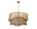 Natural Jute Chandelier Rhine by Matho Sun