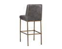 Overcast Grey Barstool Leighland by Matho Sun, view 3