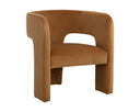 Meg Gold Lounge Chair Isidore by Matho Sun