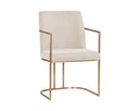 Belfast Oatmeal Dining Armchair Rayla by Matho Sun
