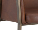 Bravo Cognac Dining Armchair Bernadette by Matho Sun, view 6