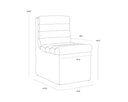 Copley Cognac Dining Chair Norm Wheeled by Matho Sun, view 7
