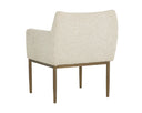 Santa Cruz Oatmeal Dining Armchair Olea by Matho Sun, view 4