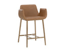 Milliken Cognac Counter Stool Lucano by Matho Sun