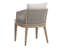 Drift Brown Palazzo Cream Dining Armchair Capri by Matho Sun, view 4