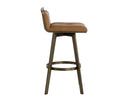 Milliken Cognac Barstool Arizona Swivel by Matho Sun, view 3