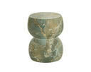 Marble Look Jade Onyx End Table Gemina by Matho Sun, view 2