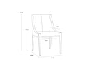 Monument Oatmeal Dining Chair Dionne by Matho Sun, view 8