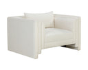 Heather Ivory Tweed Armchair Kira by Matho Sun, view 2
