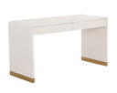 Oyster Shagreen Desk Ilona by Matho Sun, view 2