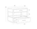 Bridgerton Nightstand by Matho Sun, view 8
