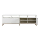 Champagne Gold Cream Storage Cabinet Ambrose Modular by Matho Sun, view 3