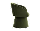 Moss Green Dining Armchair Etta Swivel by Matho Sun, view 3