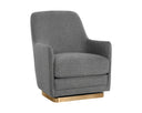 Belfast Koala Grey Lounge Chair Marcela Swivel by Matho Sun