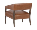 Shalimar Tobacco Leather Lounge Chair Carlyle by Matho Sun, view 4