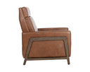 Shalimar Tobacco Leather Lounge Chair Brandon Recliner by Matho Sun, view 3