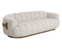 Warm Brown Dove Cream Sofa Tadeo by Matho Sun