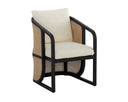 Charcoal Stinson Cream Dining Chair Palermo by Matho Sun