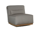 Palazzo Taupe Lounge Chair Carbonia Swivel by Matho Sun