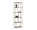 Small Antique Brass Bookcase Eiffel by Matho Sun, view 3