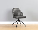 Overcast Grey Dining Chair Bretta Swivel by Matho Sun, view 5
