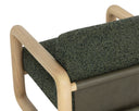 Noah Meadow / Ludlow Dark Olive Leather Lounge Chair Nubo by Matho Sun, view 5