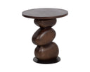 Medium Brown End Table Paplo by Matho Sun, view 2
