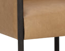 Ludlow Sesame Leather Lounge Chair Wilder by Matho Sun, view 6