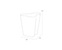 Small Marble Look End Table Ava by Matho Sun, view 7