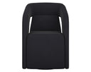 Abbington Black Dining Armchair Kendrick Wheeled by Matho Sun, view 2