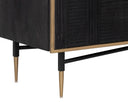 Brass Dark Brown Sideboard Markwood by Matho Sun, view 6