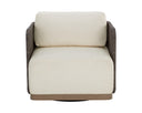 Stinson Cream Armchair Ravenna Swivel by Matho Sun, view 2