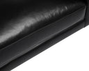 Cortina Black Leather Armchair Rogers by Matho Sun, view 7