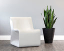 White Lounge Chair Odyssey by Matho Sun, view 4