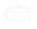 Marble Look Antique Brass Coffee Table Diaz by Matho Sun, view 7