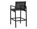 Black Barstool Merano by Matho Sun, view 4