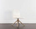 Vienna Cream Dining Chair Hilda Swivel by Matho Sun, view 5