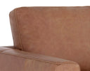Marseille Camel Leather Armchair Baylor by Matho Sun, view 7