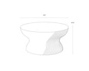 White Coffee Table Cara by Matho Sun, view 5