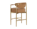 Milliken Cognac Counter Stool Heloise by Matho Sun, view 8