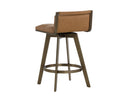 Milliken Cognac Counter Stool Arizona Swivel by Matho Sun, view 4